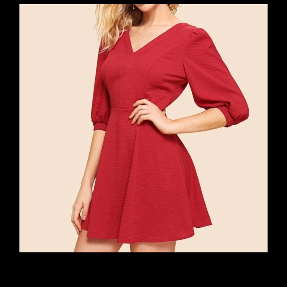 SOLD Fit and flare minidress